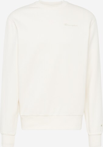 Champion Authentic Athletic Apparel Sweatshirt in White: front