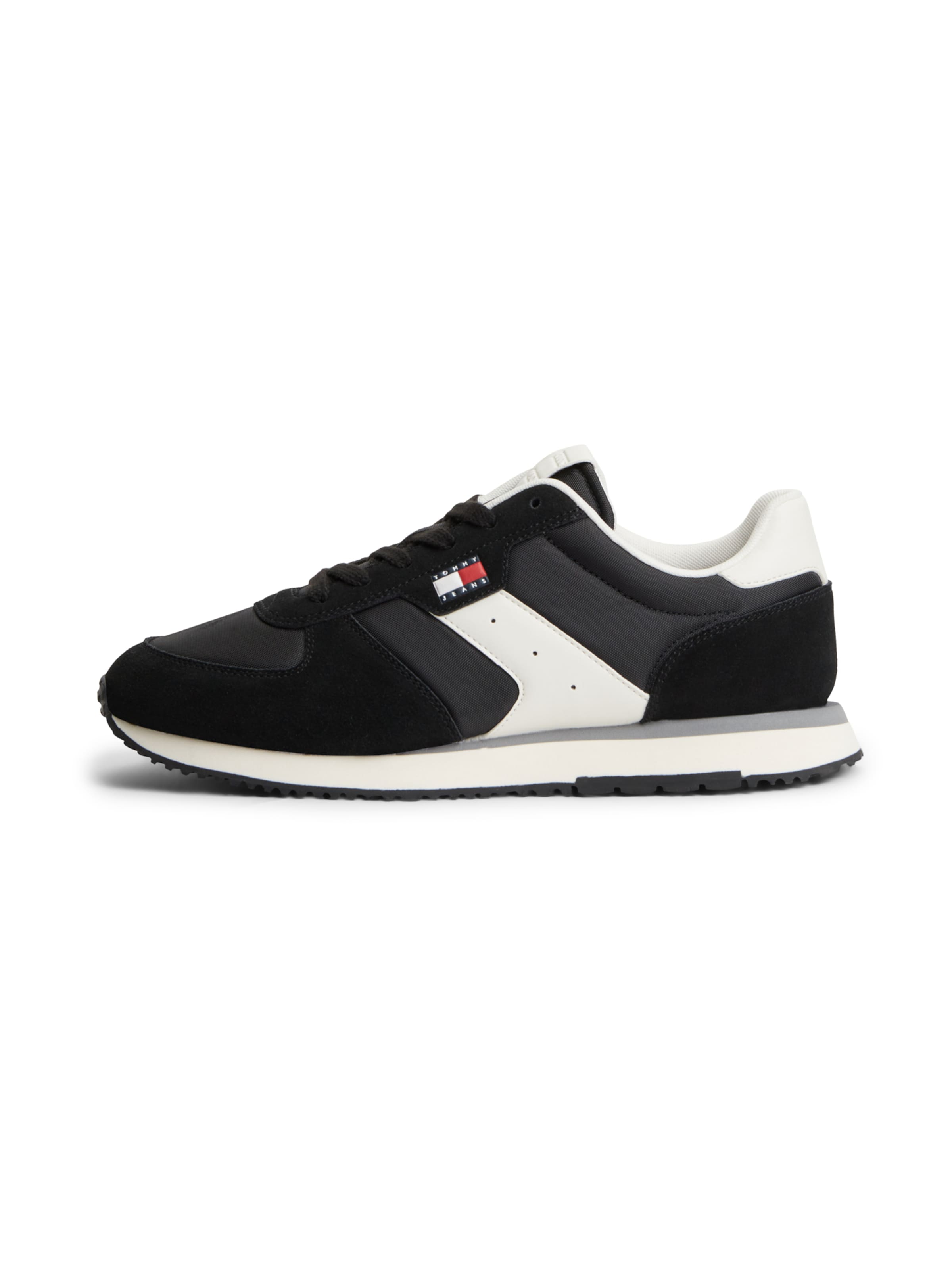 Tommy Jeans Platform trainers 'Eva Runner' in Black: front