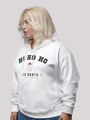F4NT4STIC Sweatshirt 'Ho Ho Ho Santa' in Weiß