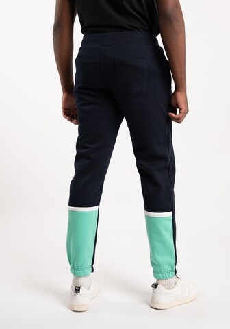 Sergio Tacchini Tapered Hose 'Nest' in Blau