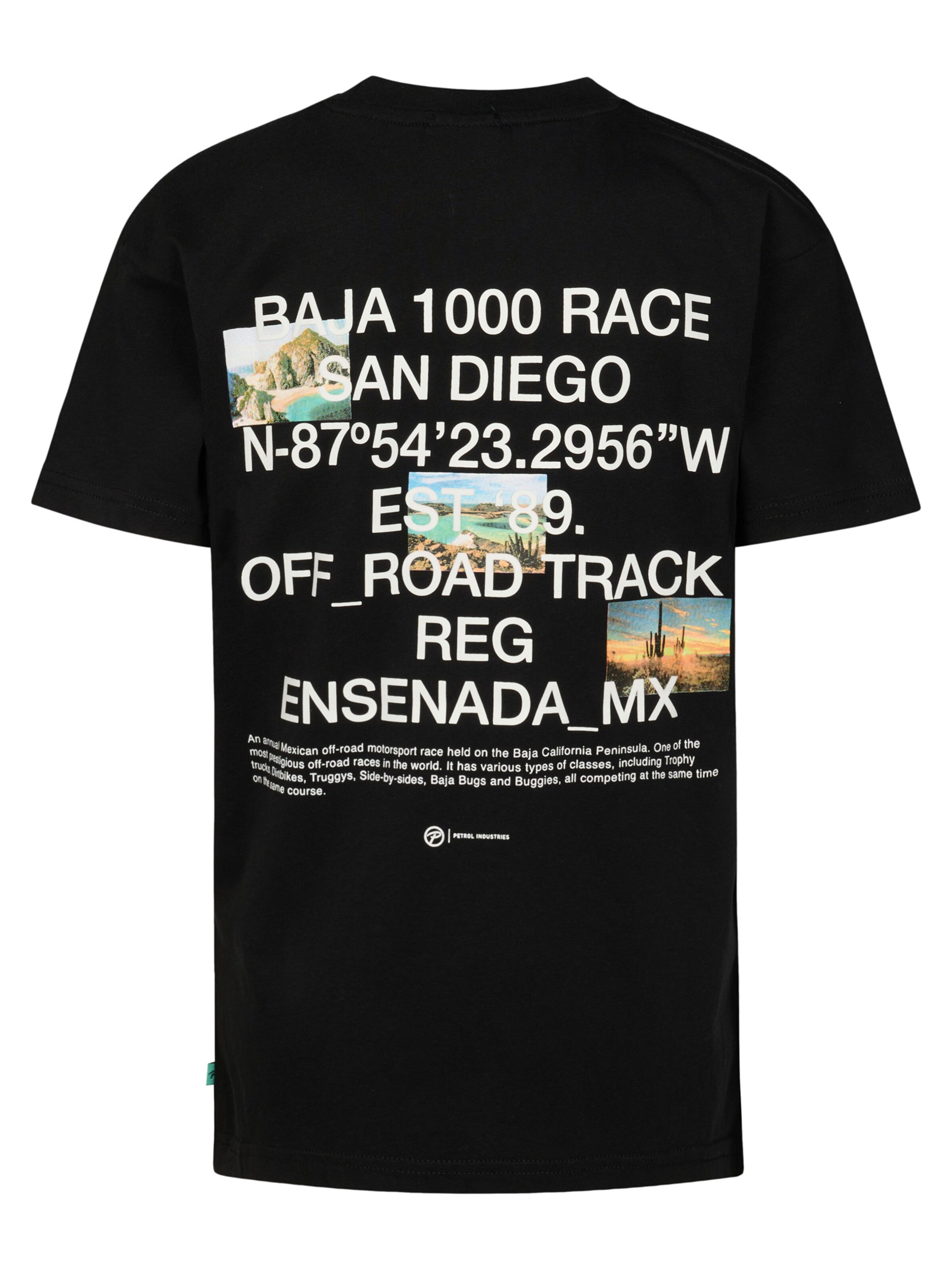 Petrol Industries Shirt 'Arena' in Zwart