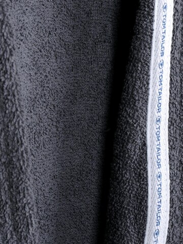 TOM TAILOR Long Bathrobe in Grey