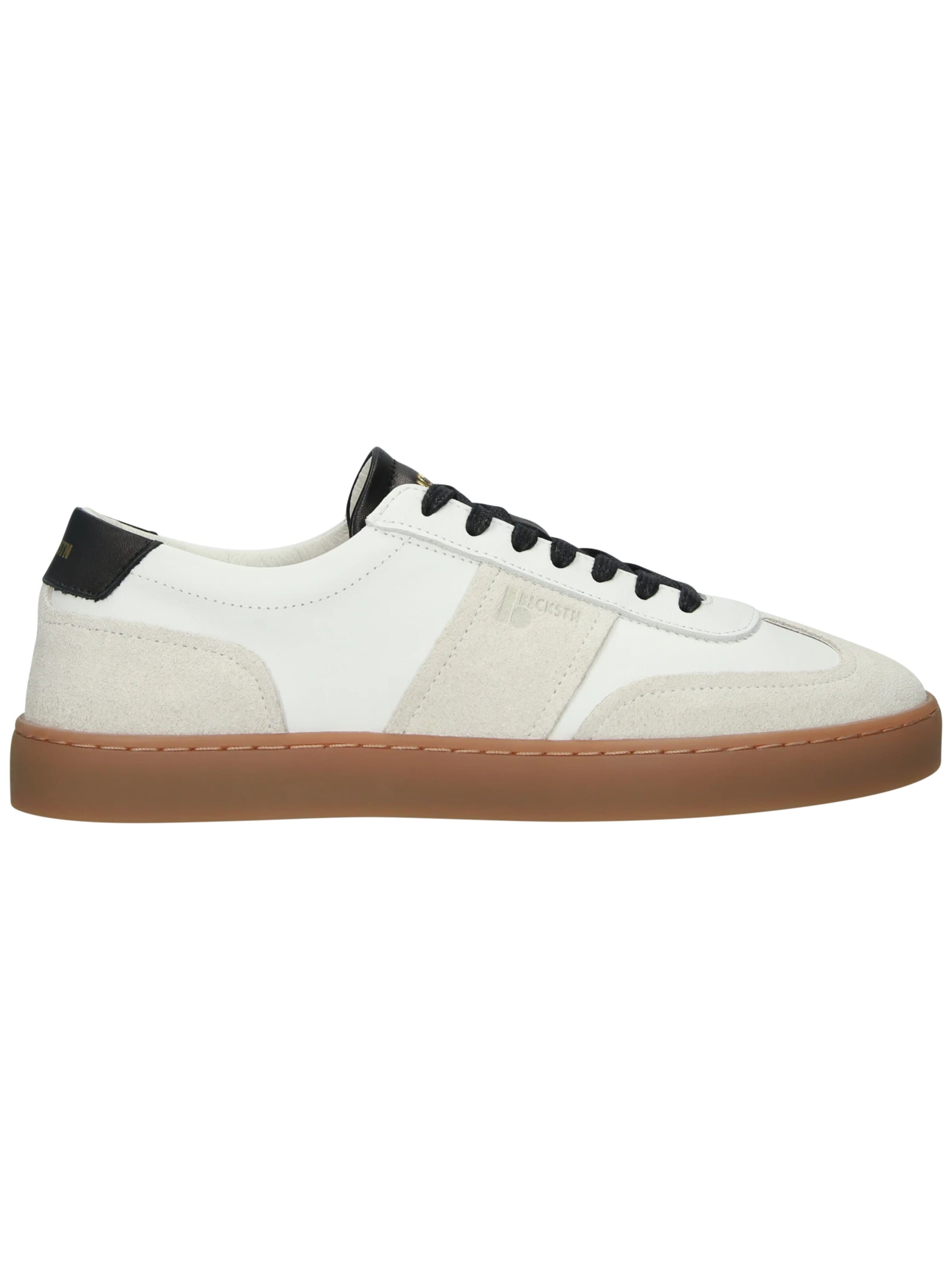 BLACKSTONE Låg sneaker i vit: framsida