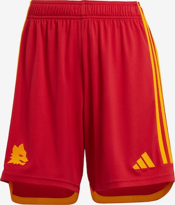 ADIDAS PERFORMANCE Regular Sportbroek 'AS Rom 23/24' in Rood: voorkant