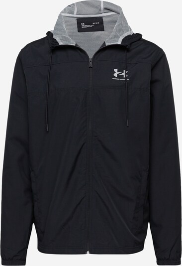 UNDER ARMOUR Athletic Jacket in Black / White, Item view