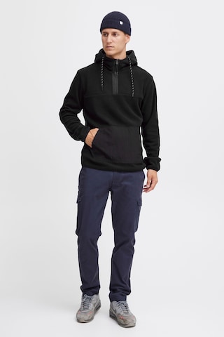 INDICODE JEANS Fleece Jacket in Black