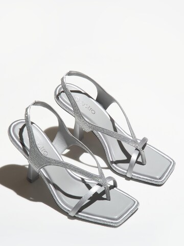 Estro Sandaal '2238-11' in Zilver