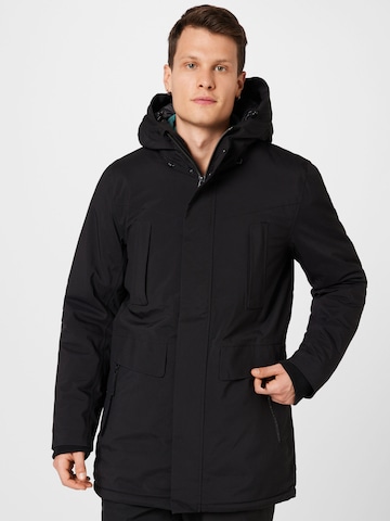 KILLTEC Outdoor jacket 'Kow' in Black: front