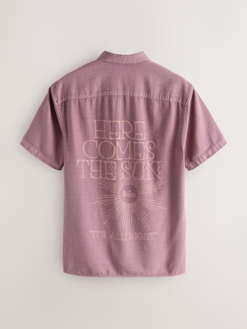 Coupe regular Chemise Next en violet