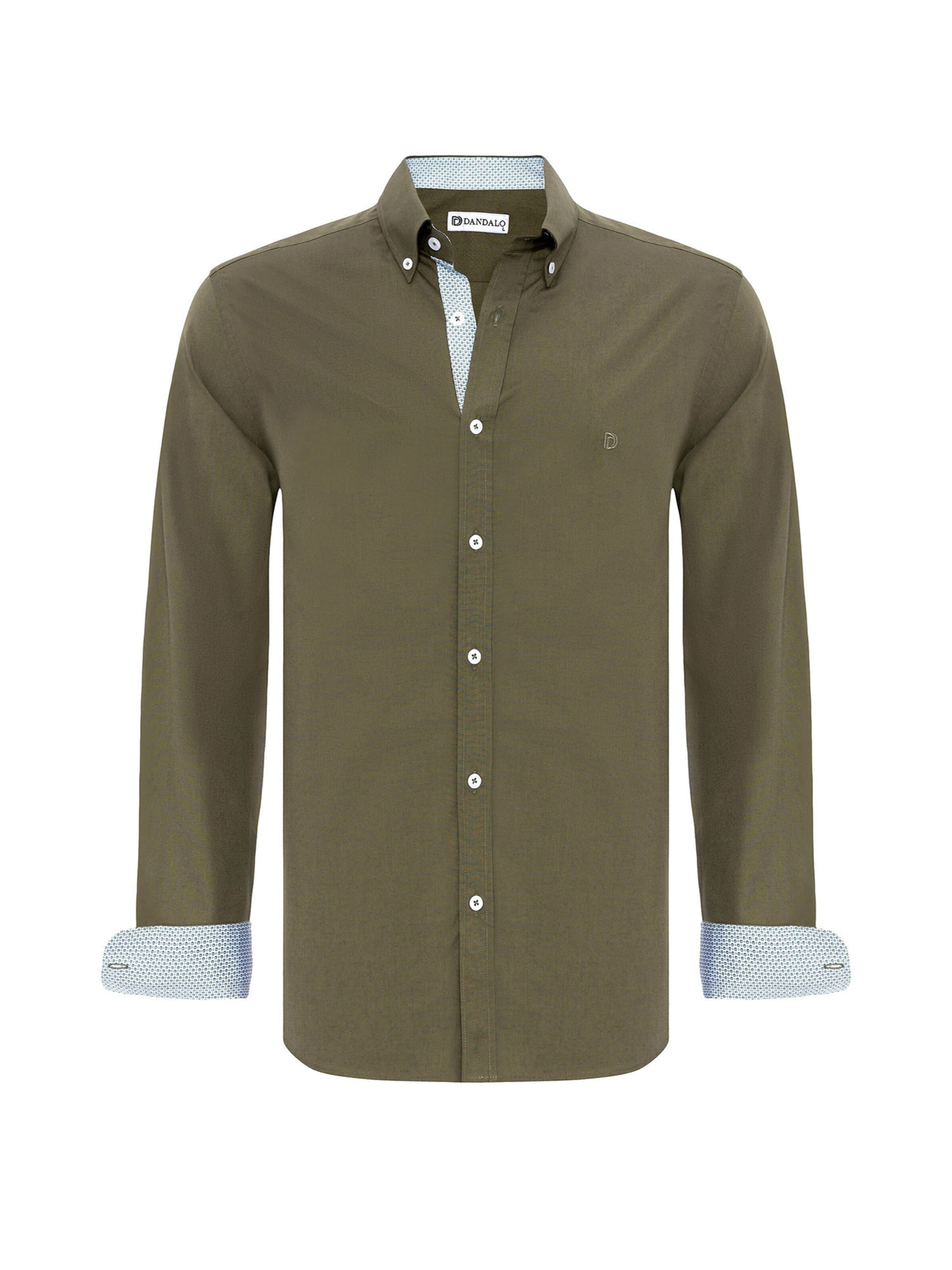 Regular fit Cămașă de la Dandalo pe verde: față