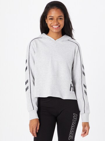 Hummel - Sweatshirt de desporto 'Yoko' em cinzento: frente