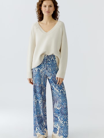 OUI Loose fit Pants in Blue: front