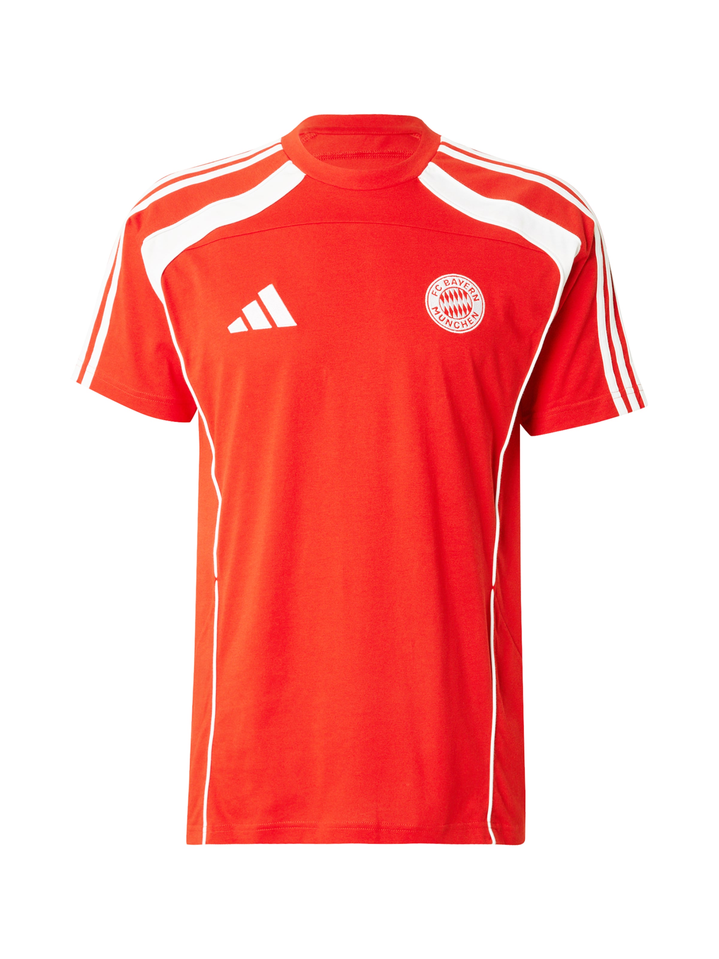 raudona ADIDAS PERFORMANCE Sportiniai marškinėliai: priekis