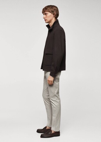 MANGO MAN Slim fit Pants 'Barna' in Beige