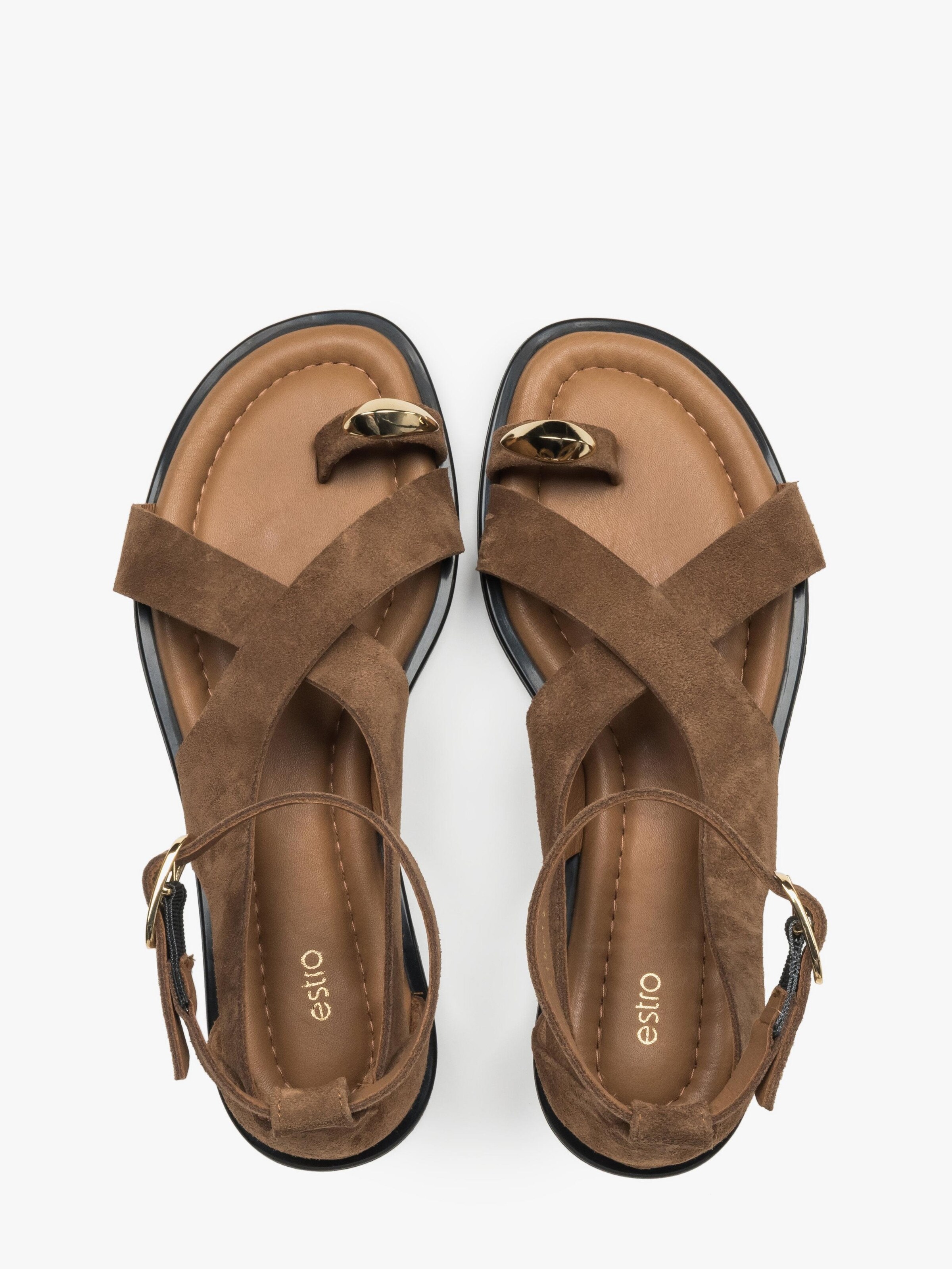 Estro Sandal '088-315' i beige