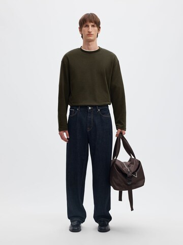 SELECTED - Camiseta 'Oscar' en verde