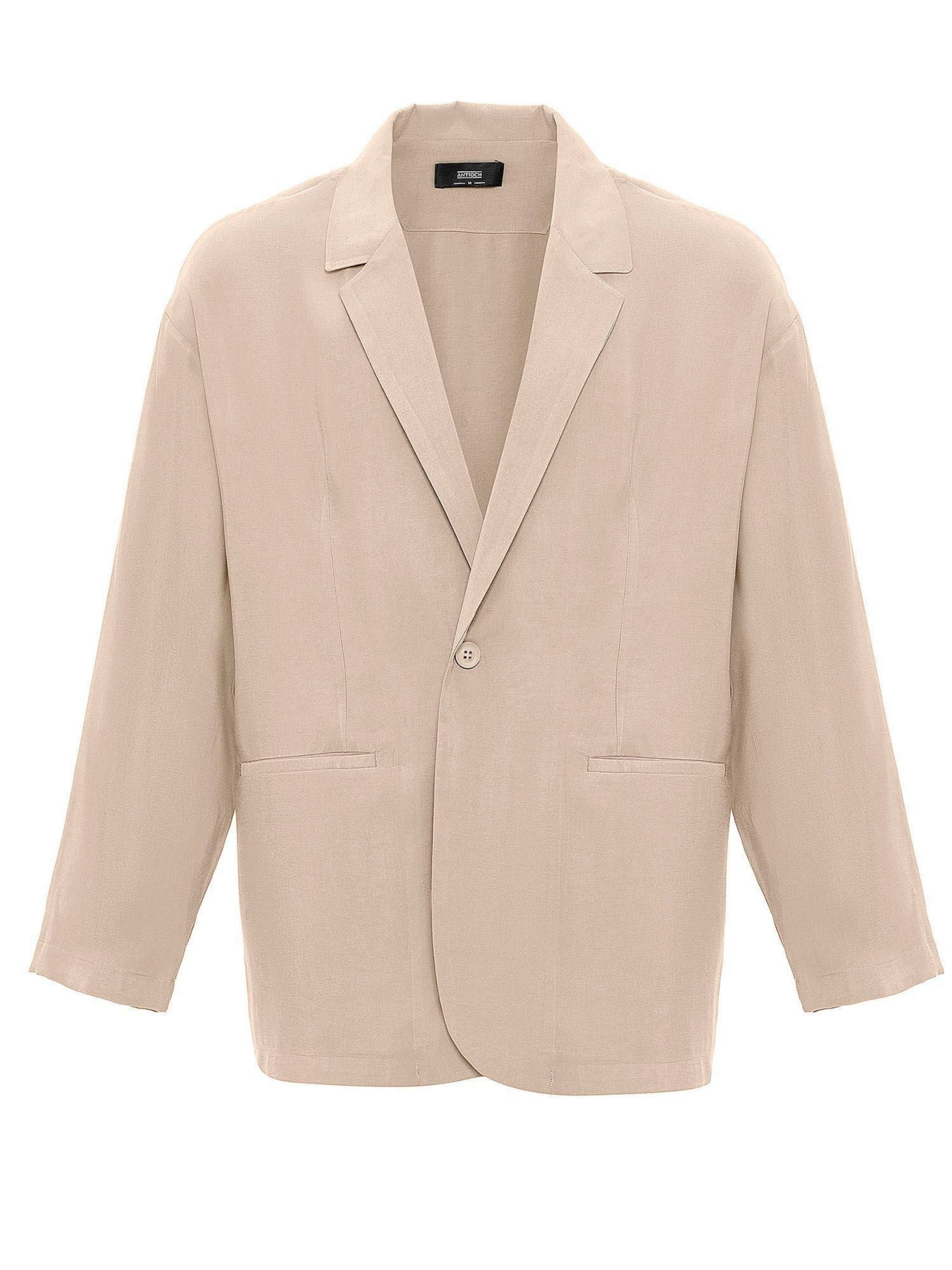 Antioch Comfort Fit Jakke i beige: forside