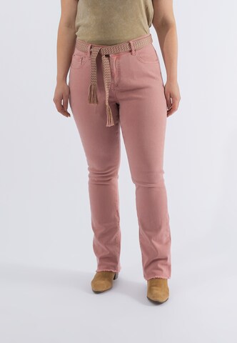 October Regular Broek in Roze: voorkant