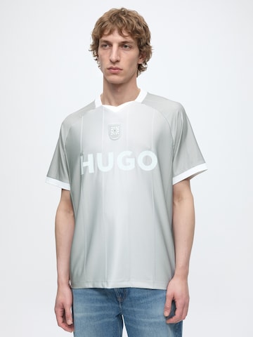 HUGO T-Shirt 'Dwild' in Grün: Vorderseite