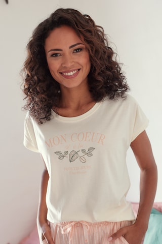 T-shirt VIVANCE en beige : devant