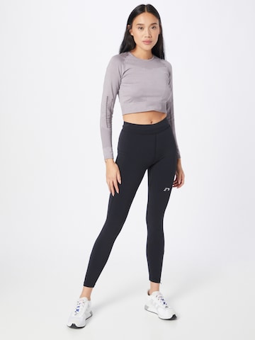 Skinny Pantalon de sport Newline en noir