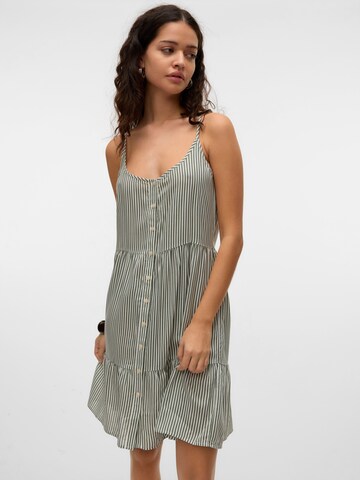 Robe-chemise 'VMBumpy' VERO MODA en vert : devant