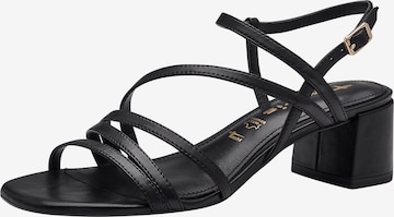 Tamaris Strap sandal in Black: front