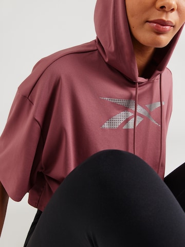 Reebok Спортен суитшърт в червено