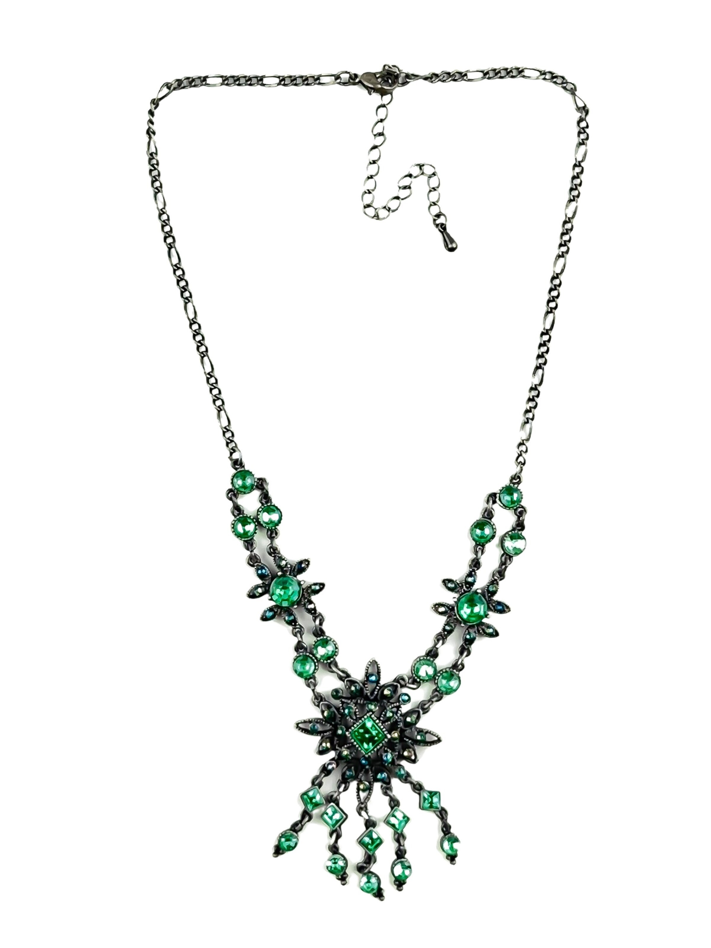 Allgäu Rebell Necklace 'Ina' in Green: front