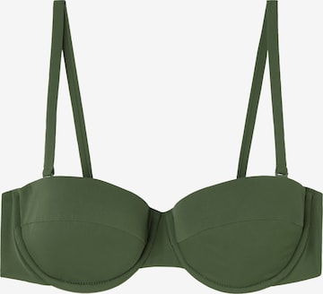 CALZEDONIA Bikinitop 'INDONESIA' in Grün: Vorderseite