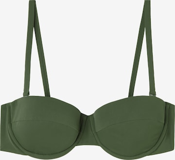 CALZEDONIA Bikini Top 'INDONESIA' in Green: front