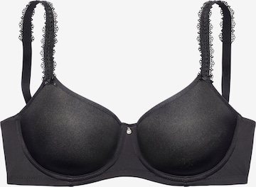 Soutien-gorge minimiseur NUANCE en noir : devant