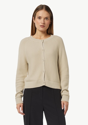 comma casual identity Gebreid vest in Beige: voorkant