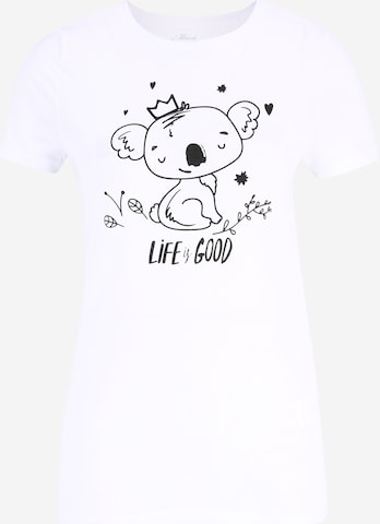 Mavi - Camiseta 'Koala' en blanco: frente