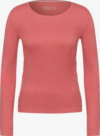 CECIL Shirt in Roze: voorkant