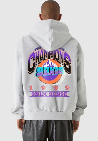 9N1M SENSE Sweatshirt 'Champions' in Grijs: voorkant