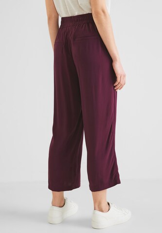 STREET ONE Loosefit Broek in Rood