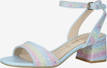 Escarpins BUFFALO en bleu : devant