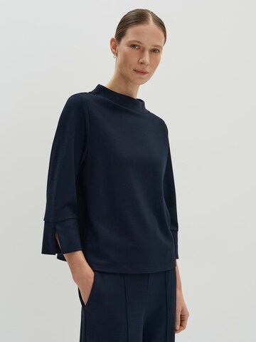 Sweat-shirt 'Ubertah' Someday en bleu : devant