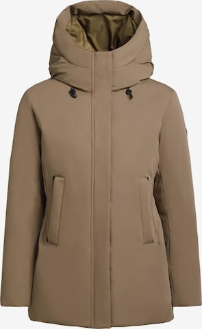 Veste d’hiver khujo en marron : devant