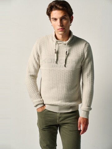 KOROSHI - Jersey en gris: frente