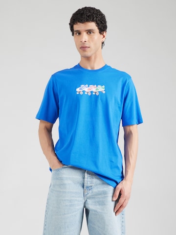 Tricou de la ADIDAS ORIGINALS pe albastru: față