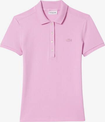 T-shirt LACOSTE en rose : devant