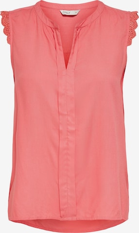 Camicia da donna 'KIMMI' di ONLY in rosa: frontale