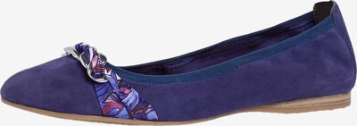 TAMARIS Ballerina värissä beige / sininen / marjat / tummanvioletti, Tuotenäkymä