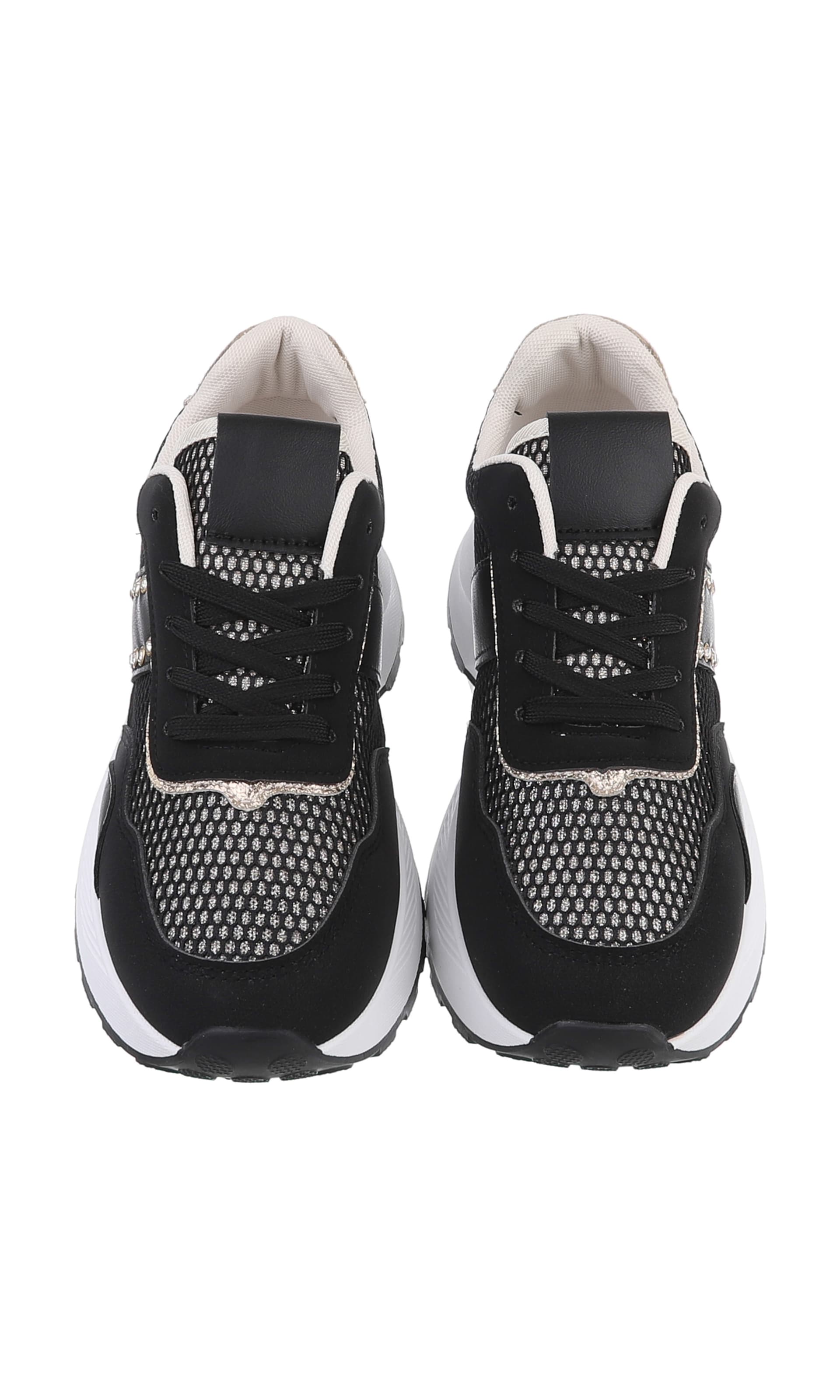 Ital-Design Sneaker in Schwarz