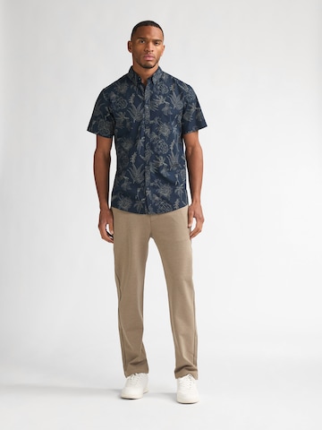 Petrol Industries Slim Fit Hemd in Blau