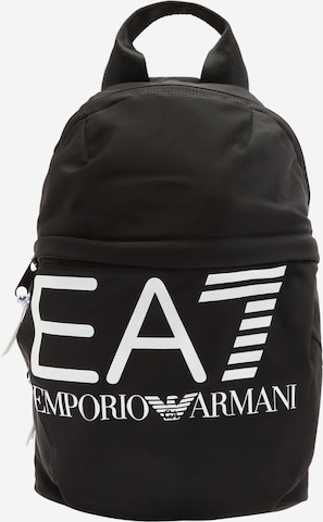EA7 Emporio Armani Rugzak in Zwart: voorkant