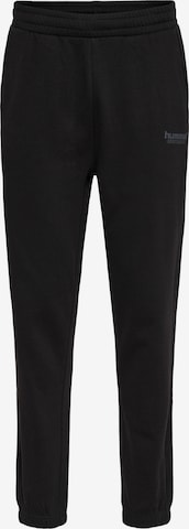 Hummel Tapered Sportbroek in Zwart: voorkant