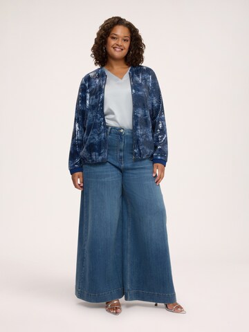Fiorella Rubino Sweatvest in Blauw